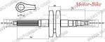 КОЛЯНОВ ВАЛ ЗА ЯМАХА JOG 3AA / BOOSTER 50 /ВЕРТИКАЛЕН ЦИЛИНДЪР/ RMS SUPER RACING - 10мм бутален болт / шлици 13мм - АПРИЛИЯ / ИТАЛДЖЕТ / МБК-5